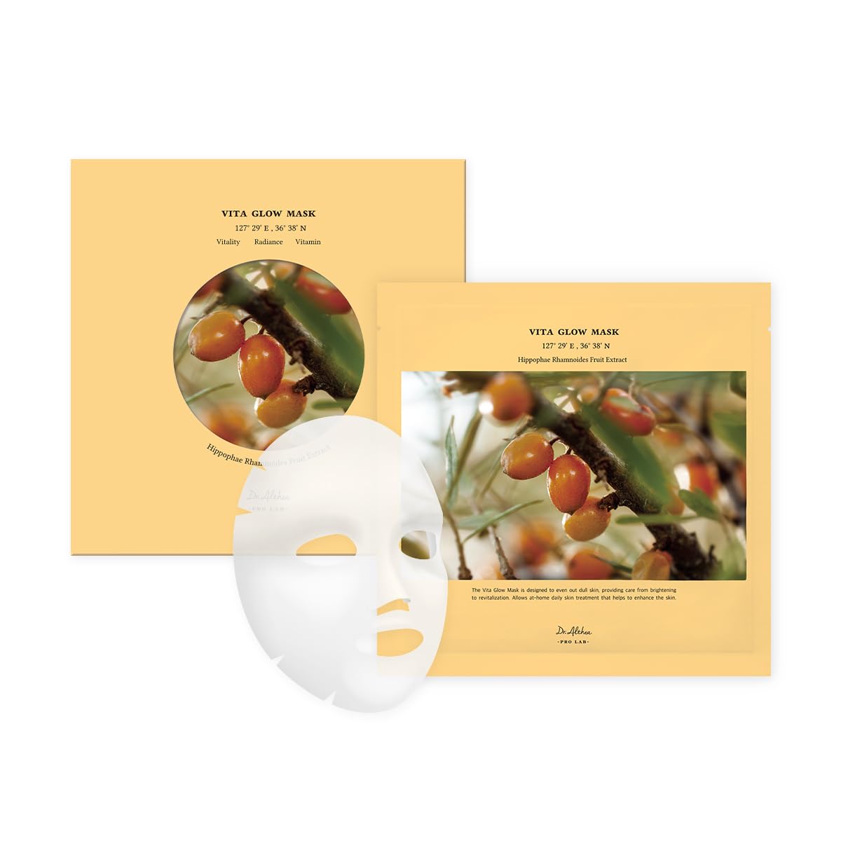 Dr.Althea Oasis Soothing Mask | Helps Relieve Redness with Centella | Moisturize and Even Skin Tone | For Acne-Prone and Sensitive Skin | Vegan Korean Sheet Mask | Pack of 5