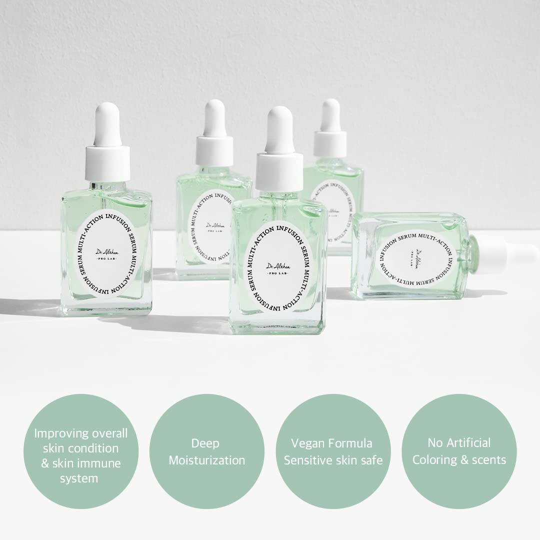 Dr.Althea Multi-Action Infusion Serum | Soothing and Nourishing | Even Out Skin Tone & Improve Skin Barrier | Vegan Korean Skincare | 30ml