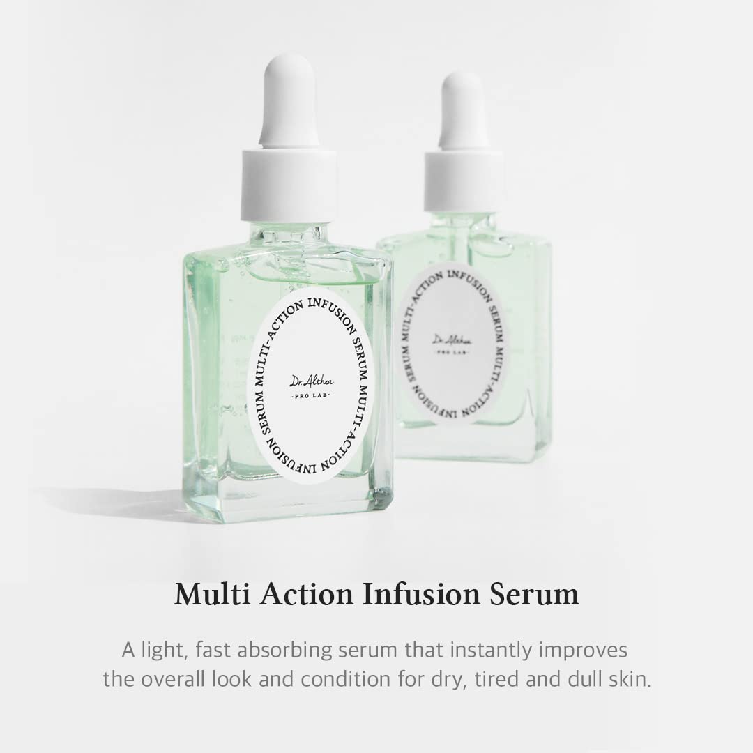 Dr.Althea Multi-Action Infusion Serum | Soothing and Nourishing | Even Out Skin Tone & Improve Skin Barrier | Vegan Korean Skincare | 30ml
