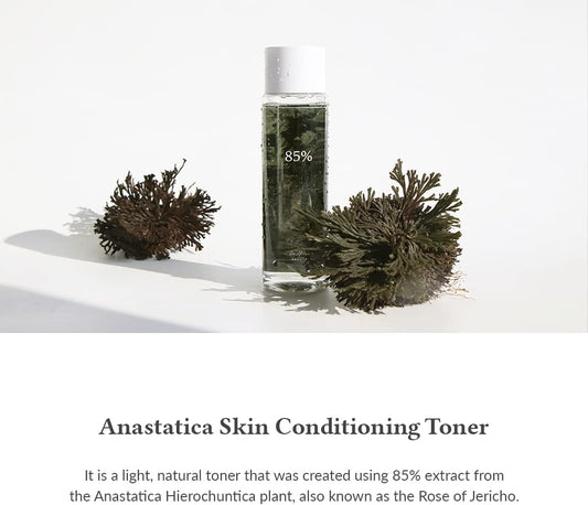 Anastatica Skin Conditioning Toner & CICA Skin Calming Toner - 85%, Hydrating, Lightweight, Vegan (Rose of Jericho)